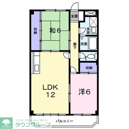 サンライズ・マンションの物件間取画像